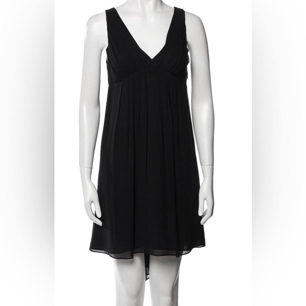 Sandro Silk Black Cocktail Dress Size Small